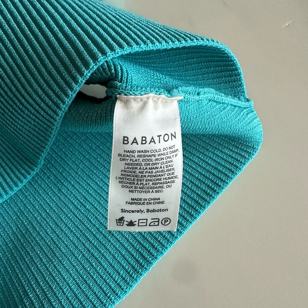 Babaton - Sculpt knit cropped halter top - XL - Picture 4 of 6